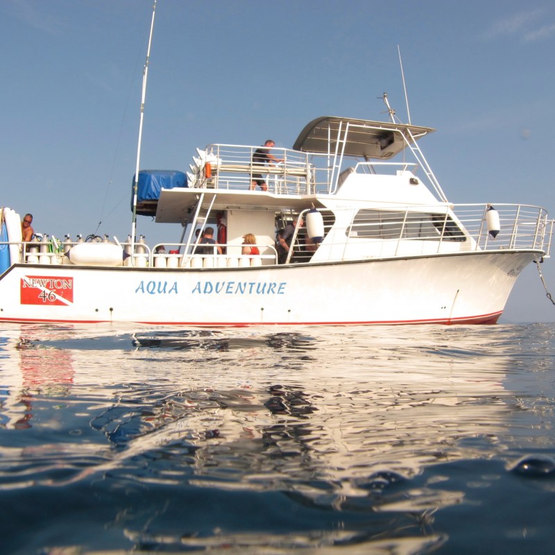 The aqua adventure boat